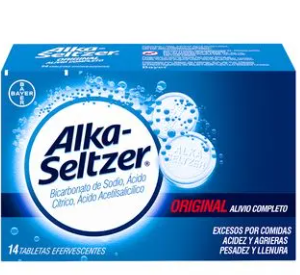 ALKA SELTZER TABLETA EFERVECENTE