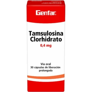 TAMSULOSINA 0.4 MG CAPSULAS DE LIBERACION PROLONGADA