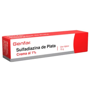 SULFADIAZINA DE PLATA 1% CREMA TOPICA X 15 G