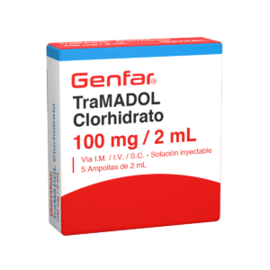 TRAMADOL 100 MG 2 ML SOLUCION INYECTABLE