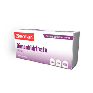 -DIMENHIDRINATO 50 MG TABLETA