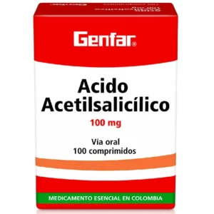 ACIDO ACETILSALICILICO 100 MG TABLETA