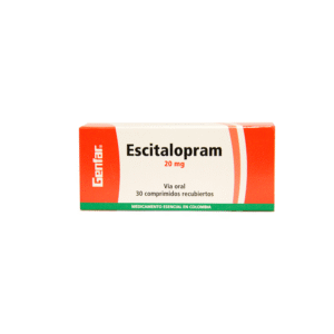 ESCITALOPRAM 20 MG COMPRIMIDO RECUBIERTO