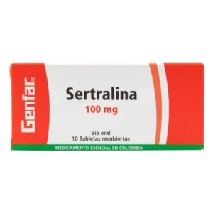SERTRALINA 100 MG TABLETA RECUBIERTA