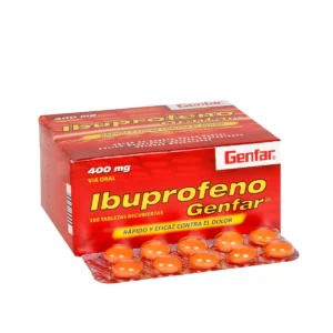 IBUPROFENO 400 MG TABLETA RECUBIERTA