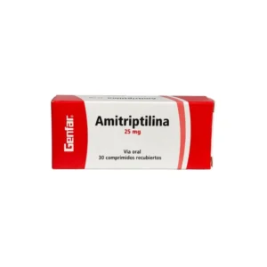 AMITRIPTILINA 25 MG TABLETA