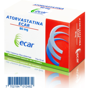ATORVASTATINA 80 MG TABLETA RECUBIERTA