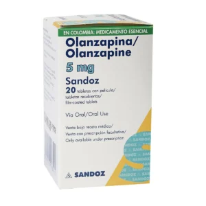 OLANZAPINA 5 MG TABLETA RECUBIERTA