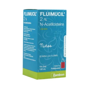FLUIMUCIL NIÑOS 2% SOLUCION ORAL FRAMBUESA X 120 ML