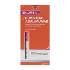 HUMIRA AC 80 MG 0.8 ML SOLUCION INYECTABLE EN JERINGA PRELLENADA