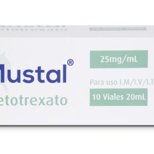 MUSTAL 500 MG 20 ML SOLUCION INYECTABLE