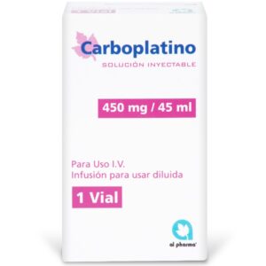 CARBOPLATINO 450 MG SOLUCION INYECTABLE X 45 ML