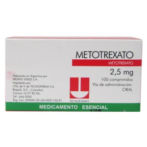 METOTREXATO 2.5 MG TABLETAS