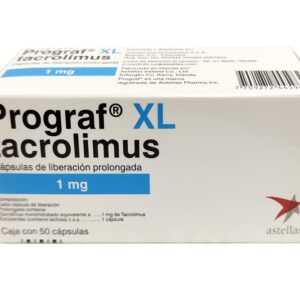 PROGRAF XL 1 MG CAPSULA DE LIBERACION PROLONGADA
