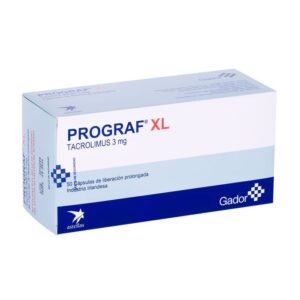 PROGRAF XL 3 MG CAPSULAS DE LIBERACION PROLONGADA