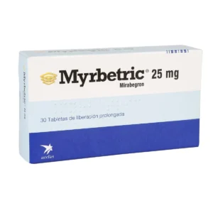 MYRBETRIC 25 MG TABLETA DE LIBERACION PROLONGADA