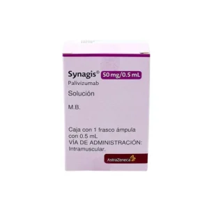 SYNAGIS 50 MG 0.5 ML PEDIATRICO SOLUCION INYECTABLE