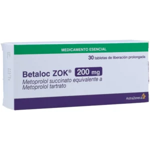 BETALOC ZOK 200 MG TABLETAS DE LIBERACION PROLONGADA