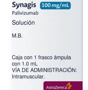SYNAGIS 100 MG 1 ML PEDIATRICO SOLUCION INYECTABLE