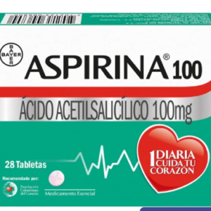ASPIRINA 100 MG TABLETA