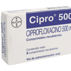 CIPRO 500 MG COMPRIMIDOS RECUBIERTOS