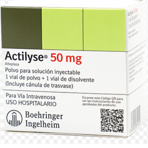ACTILYSE 50 MG POLVO PARA SOLUCION INYECTABLE