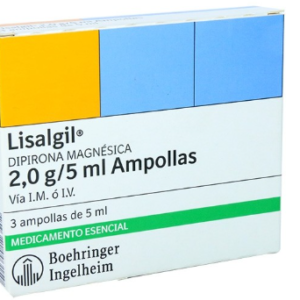 LISALGIL 2 G 5 ML SOLUCION INYECTABLE