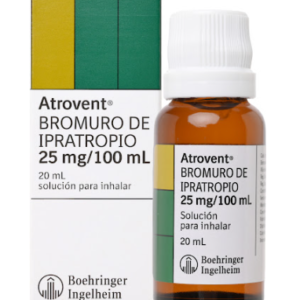 ATROVENT 0.25 MG SOLUCION PARA INHALAR X 20 ML
