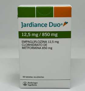 JARDIANCE DUO 12.5 850 MG TABLETA RECUBIERTA