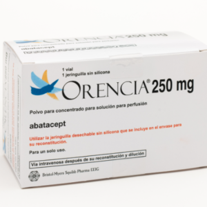 ORENCIA 250 MG POLVO PARA SOLUCION INYECTABLE