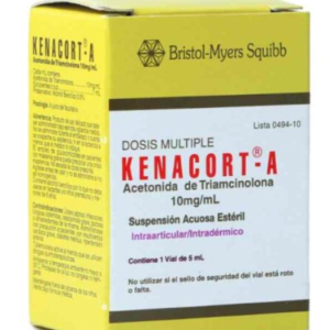 KENACORT A 10 MG ML SUSPENSION ACUOSA ESTERIL X 5 ML