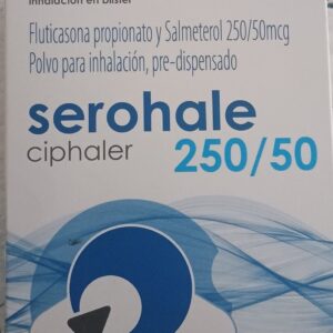 SEROHALE CIPHALER 50 250 MCG POLVO PARA INHALACION X 60 DOSIS