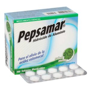 PEPSAMAR 234 MG TABLETA MASTICABLE CAJA X 100