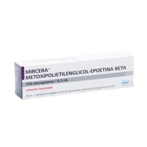 MIRCERA 150 MCG0.3 ML SOLUCION INYECTABLE EN JERINGA PRELLENADA