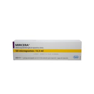 MIRCERA 50 MCG 0.3 ML SOLUCION INYECTABLE EN JERINGA PRELLENADA
