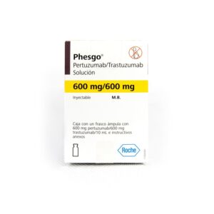 PHESGO 600 MG 600 MG SOLUCION INYECTABLE X 10 ML