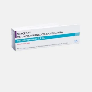 MIRCERA 100 MCG 0.3 ML SOLUCION INYECTABLE EN JERINGA PRELLENADA