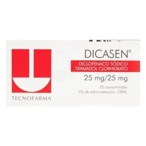 DICASEN 25 25 MG TABLETAS