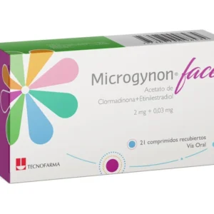 MICROGYNON FACE 2 0.03 MG TABLETA RECUBIERTA
