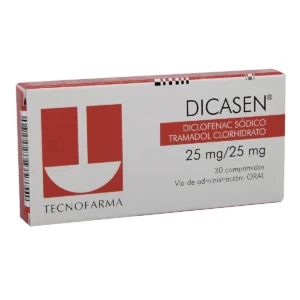 DICASEN 25 25 MG TABLETAS