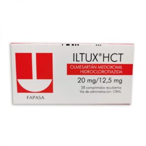 ILTUX HCT 12.5 20 MG TABLETA RECUBIERTA