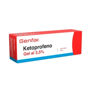 KETOPROFENO 2.5% GEL TOPICO X 60 G