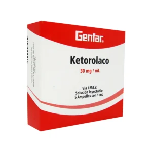 KETOROLACO 30 MG ML SOLUCION INYECTABLE