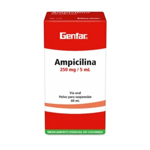 AMOXICILINA 250 MG 5 ML POLVO PARA SUSPENSION ORAL X 100 ML