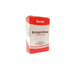 KETOPROFENO 100 MG 2 ML SOLUCION INYECTABLE