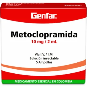 METOCLOPRAMIDA 10 MG 2 ML SOLUCION INYECTABLE
