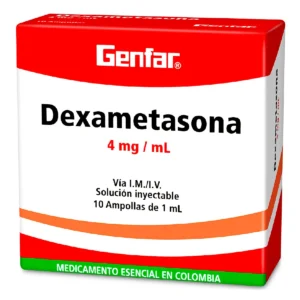 DEXAMETASONA FOSFATO 4 MG ML SOLUCION INYECTABLE