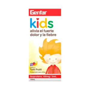 IBUPROFENO KIDS 100 MG 5 ML SUSPENSION ORAL TUTTI FRUTTI X 120 ML