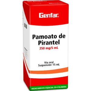 PAMOATO DE PIRANTEL 250 MG 5 ML SUSPENSION ORAL X 15 ML