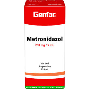METRONIDAZOL 250 MG 5 ML SUSPENSION ORAL X 120 ML